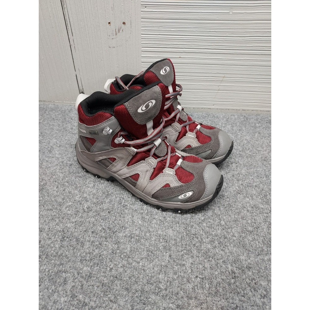 Salomon Women Athletic Sneakers 7.5 Multicolor Lace Up Round Toe Comfort Active